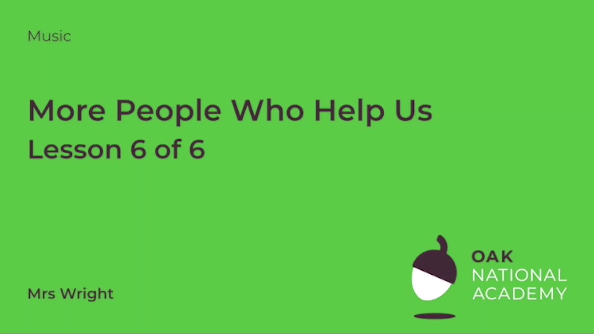 More people who help us