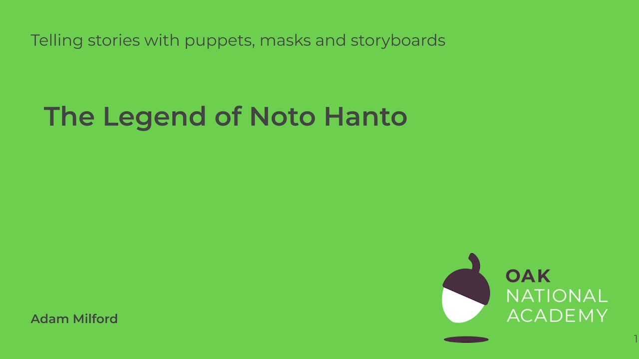 The Legend of Noto Hanto