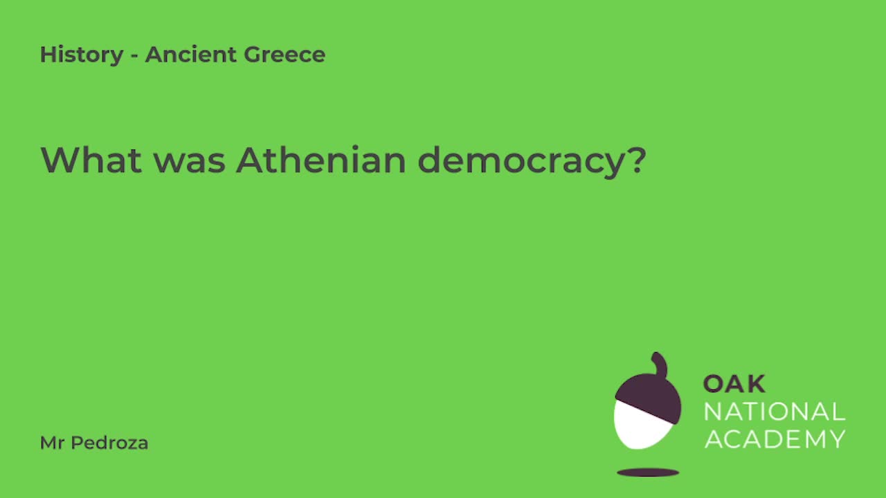 What was Athenian democracy?