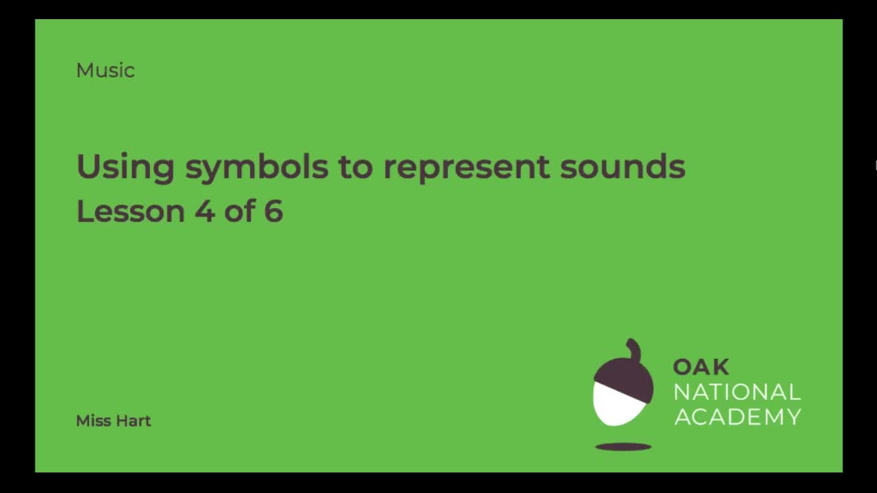 Using symbols to represent sounds