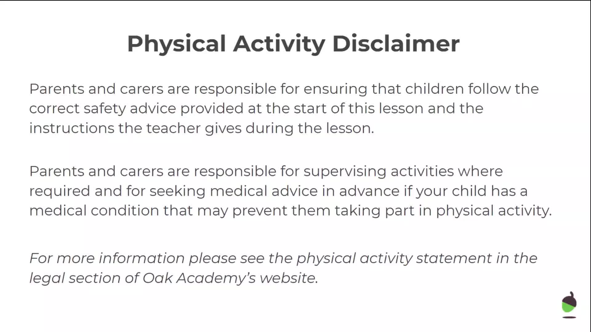 How does continuous and regular activity affect my body?