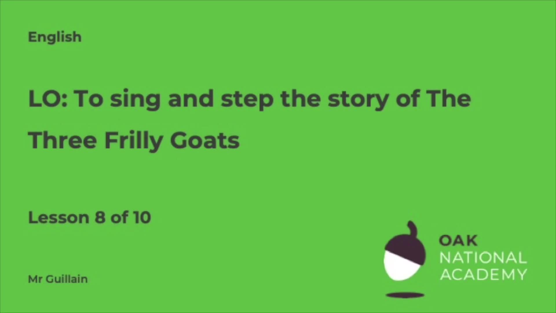 To sing and step out the new story