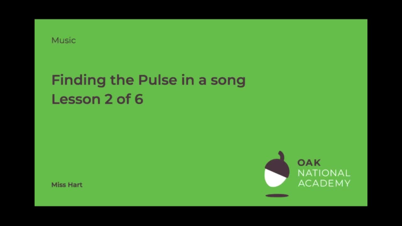 Finding the pulse in a song