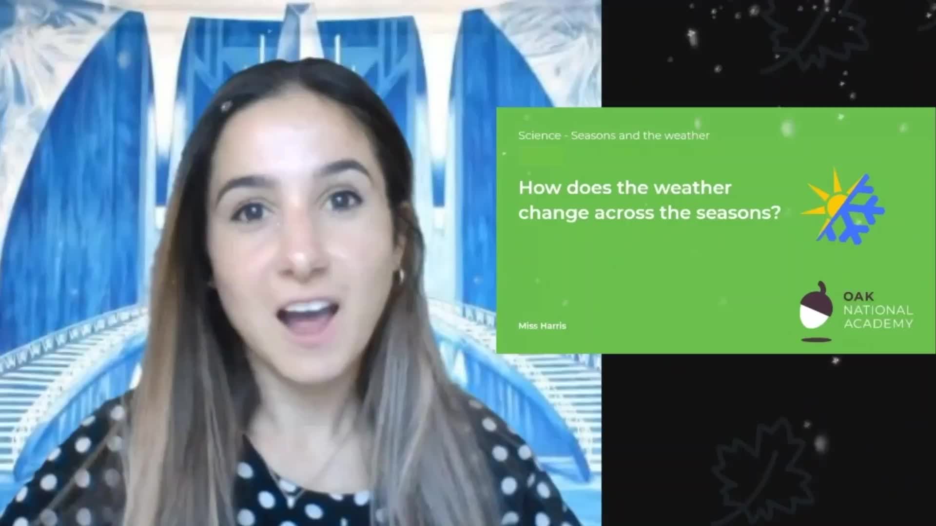 How does the weather change across the seasons?