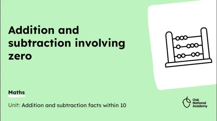 Addition and subtraction involving zero