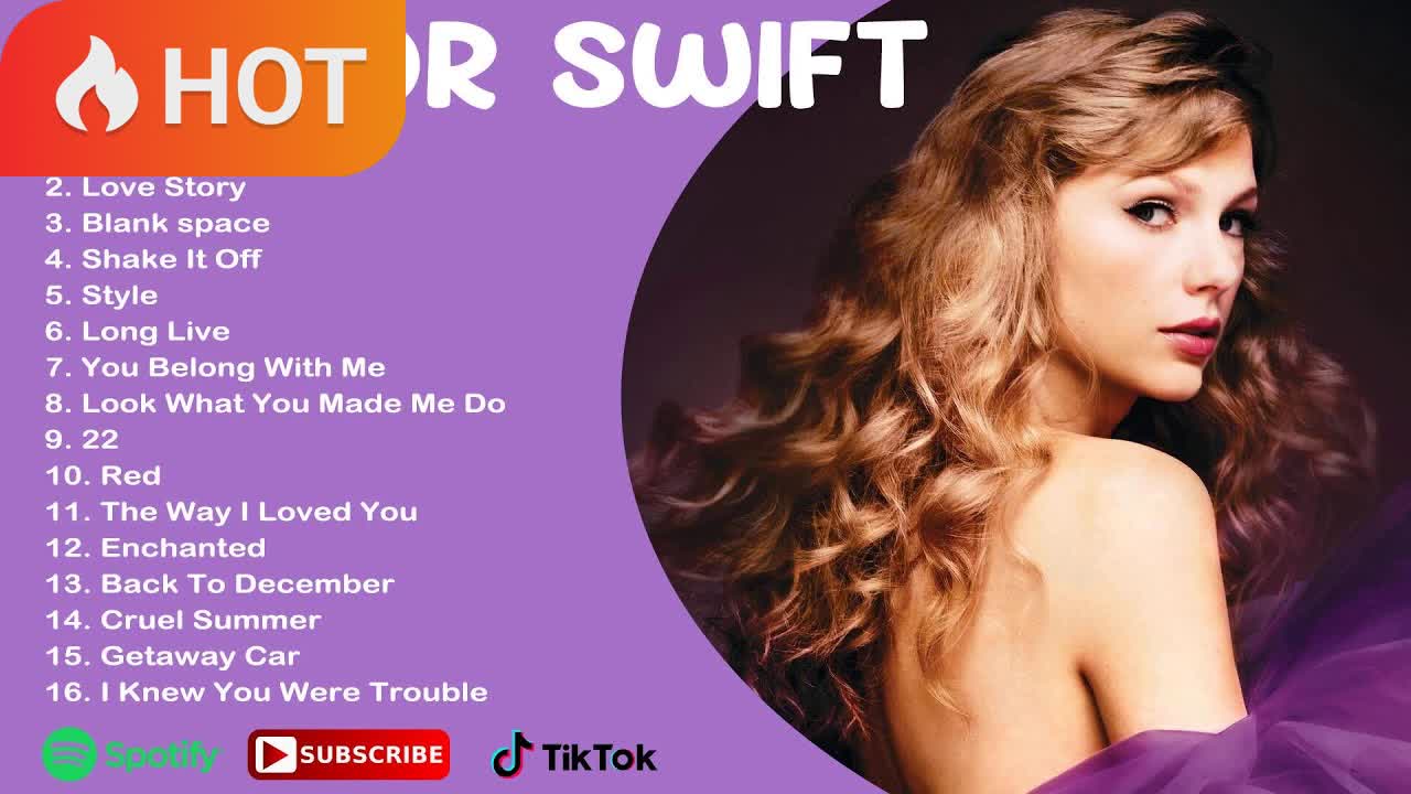 T.A.Y.L.O.R S.W.I.F.T- Best Pop Songs Playlist 2023- T.A.Y.L.O.R.S.W.I.F.T Top Songs
