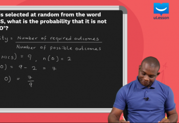 Calculations Involving Probability 1