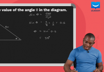Using Sine to Find Angle or Side