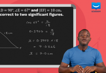 Applying the Cosine Ratio 1