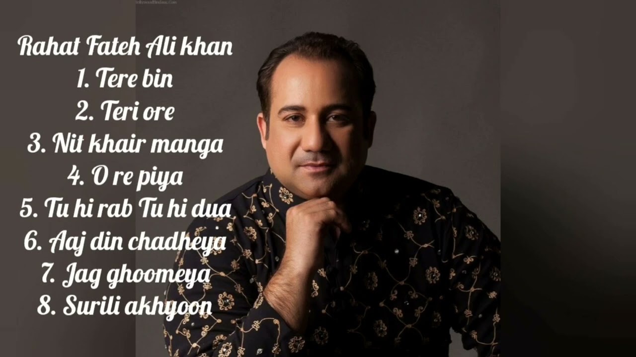 Rahat Fateh Ali Khan Songs | Best Of Rahat Fateh Ali Khan Songs 💝| Bollywood Hits Songs | Hindi Song