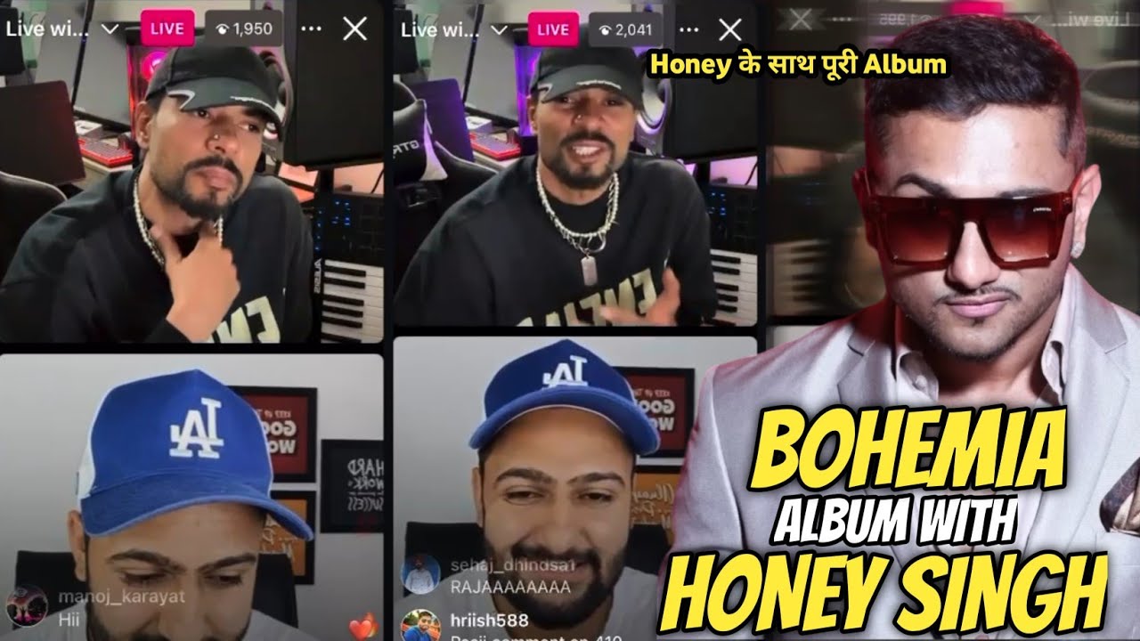 Bohemia Latest Instagram Live With Me | Talking About Album With Honey Singh