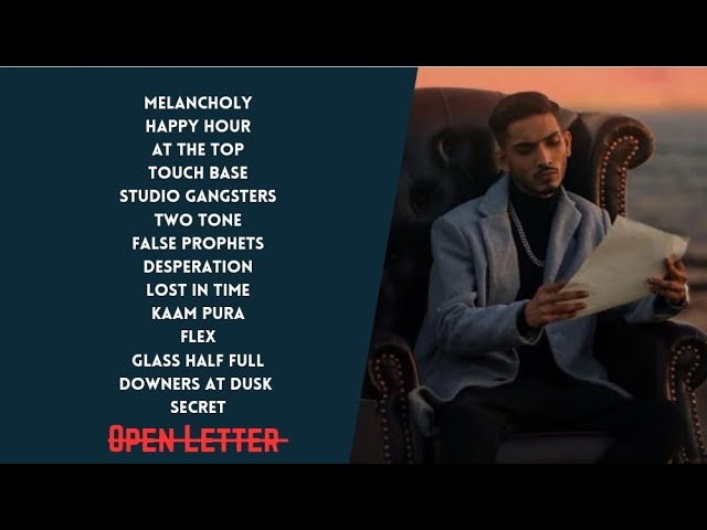Talha Anjum Open Letter Full Album With Lyrics Jukebox