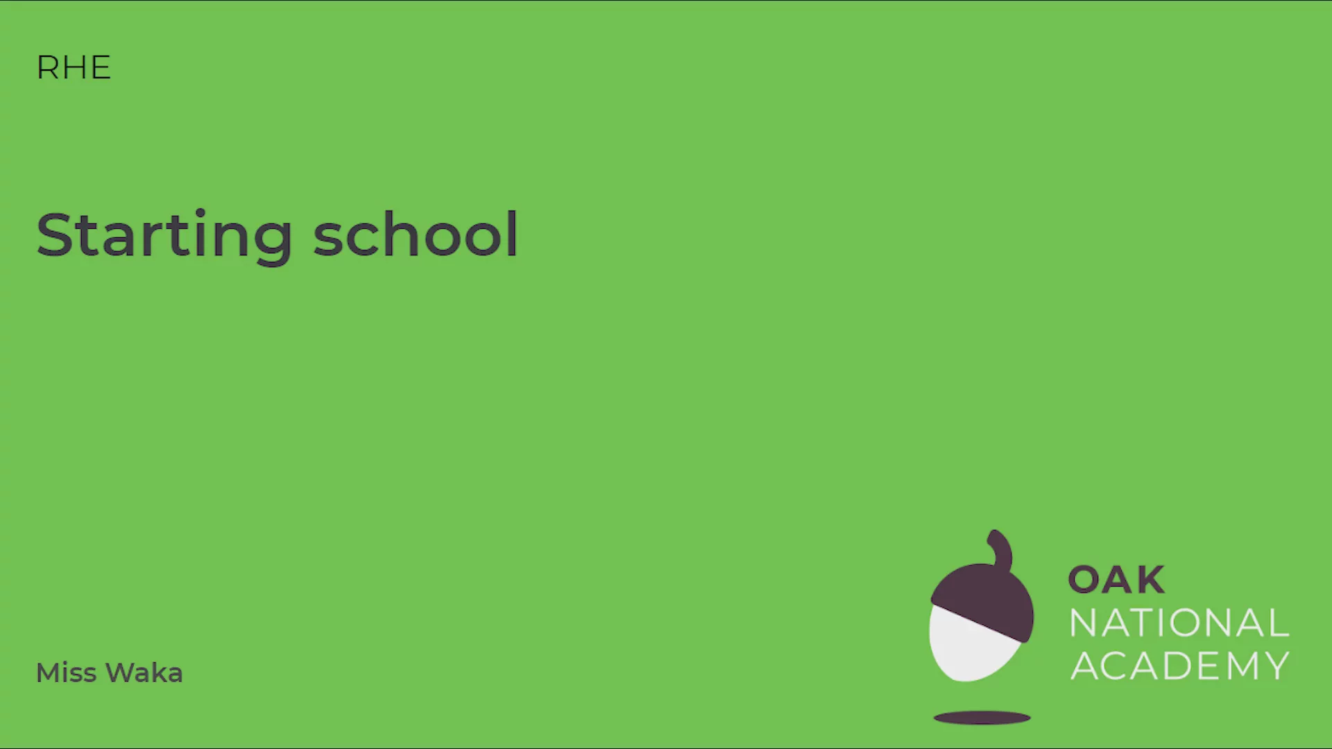 Personal, social and emotional development