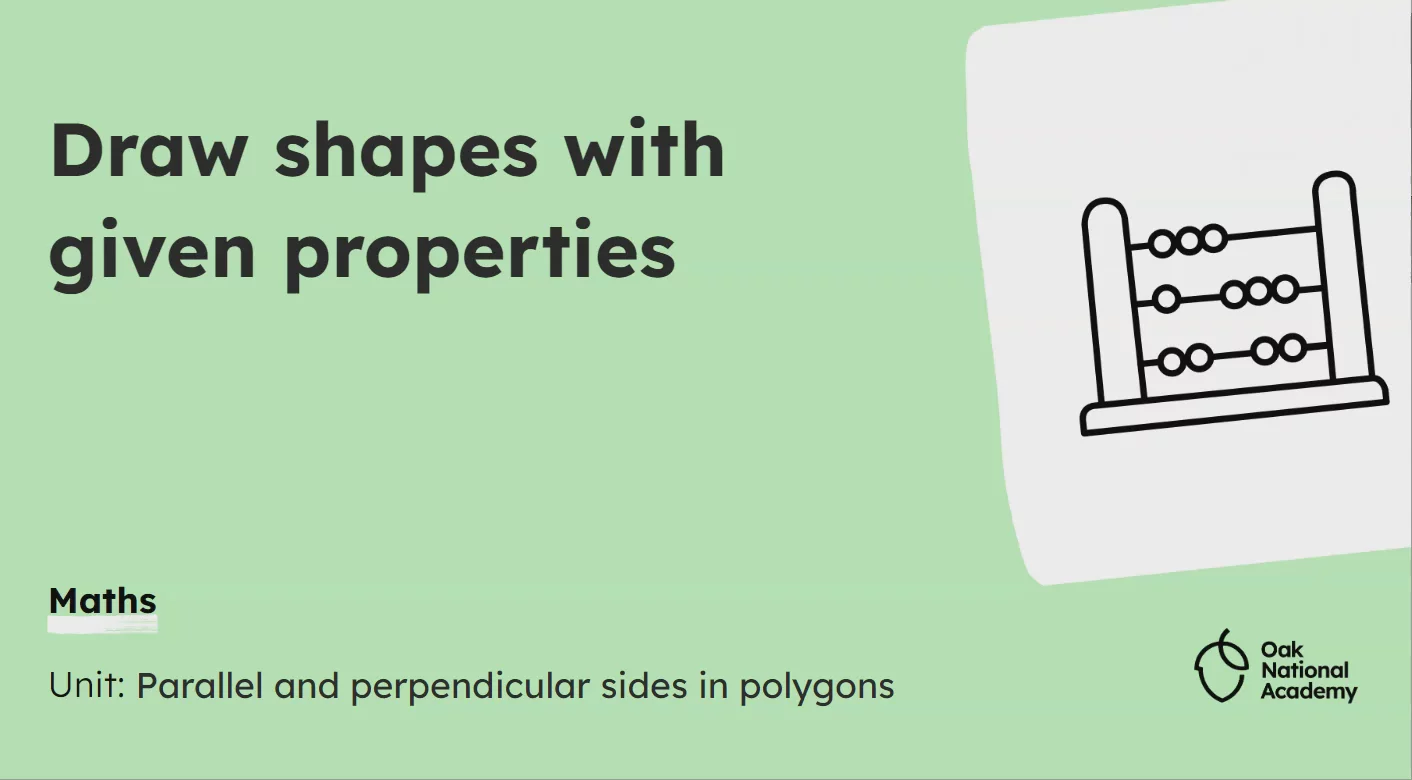 Draw shapes with given properties