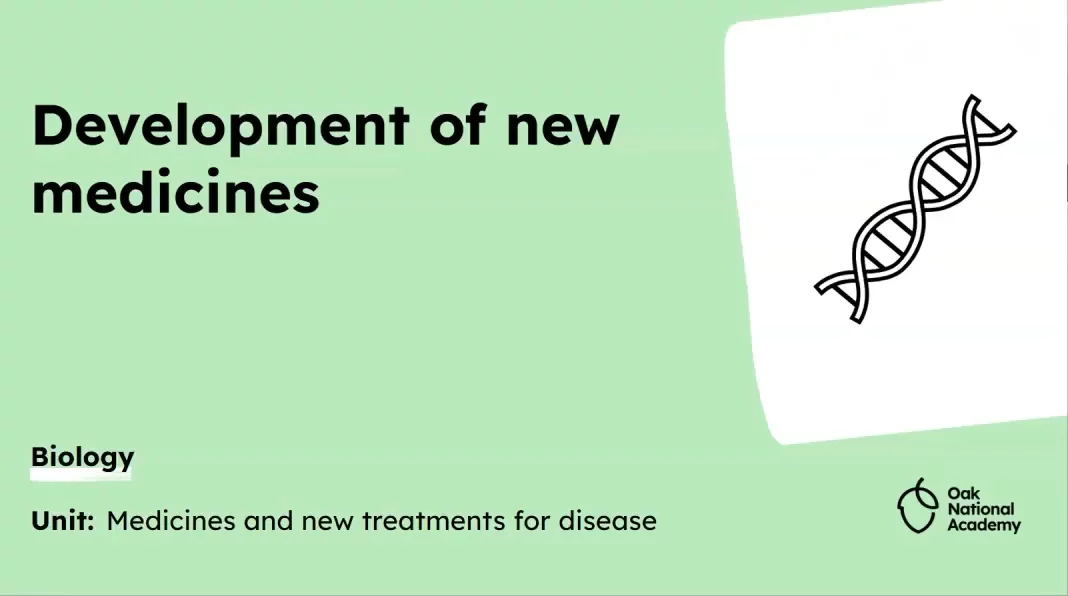Development of new medicines