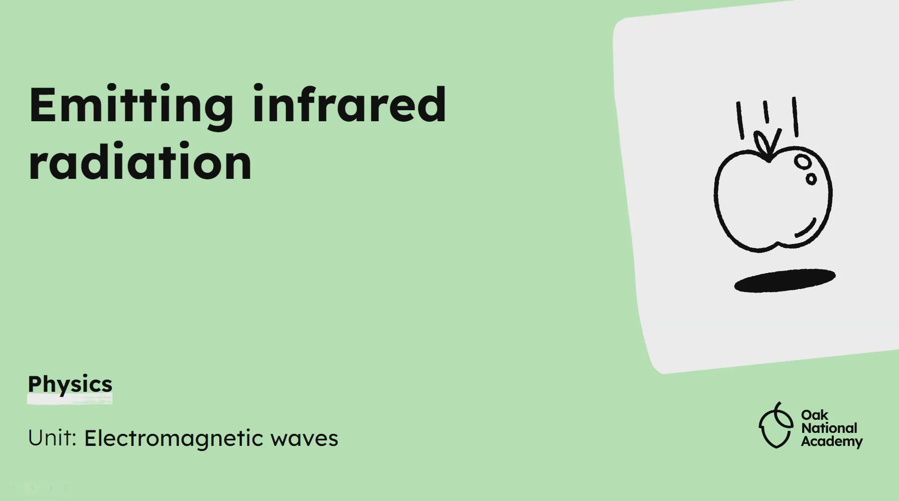 Emitting infrared radiation