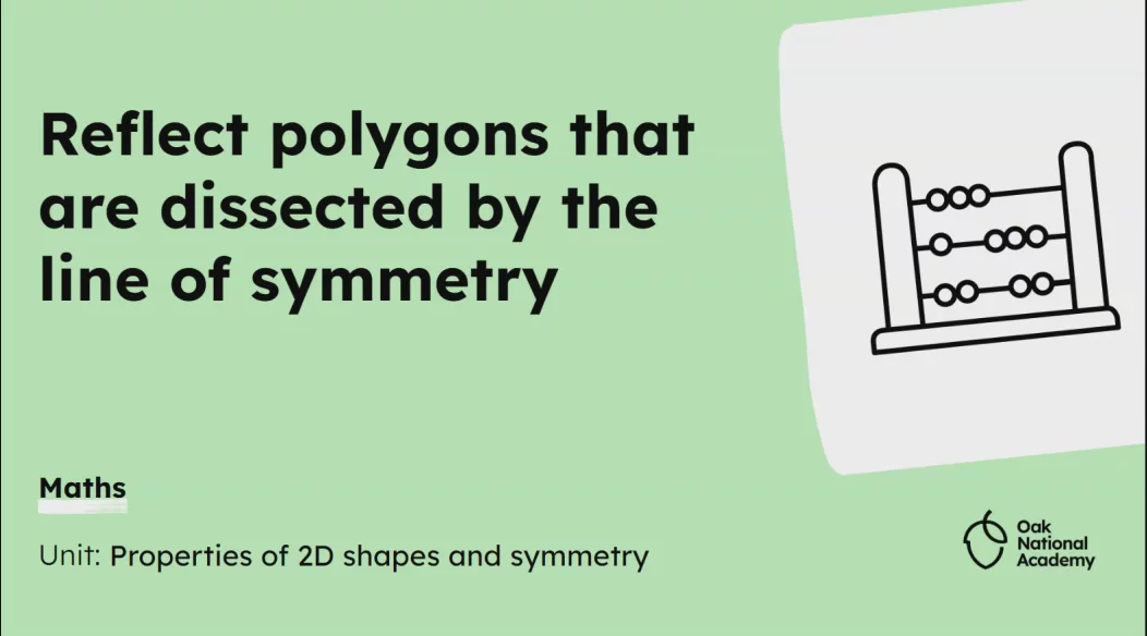 Reflect polygons that are dissected by the line of symmetry
