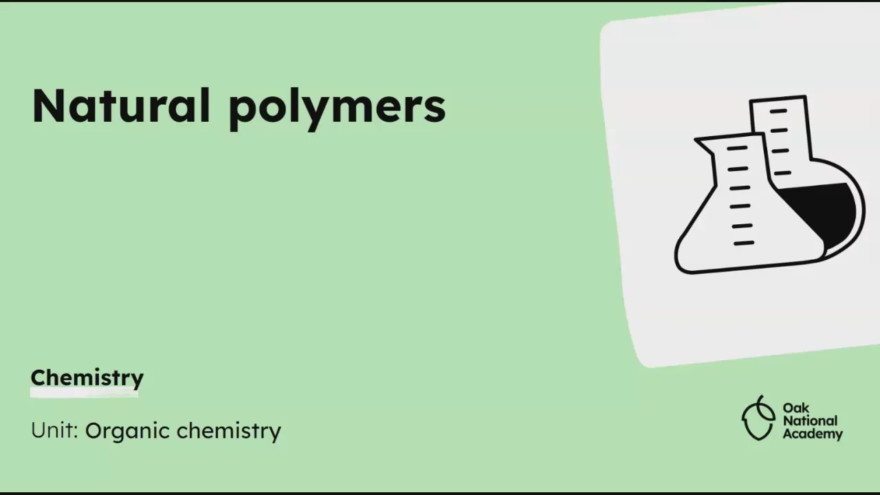 Natural polymers