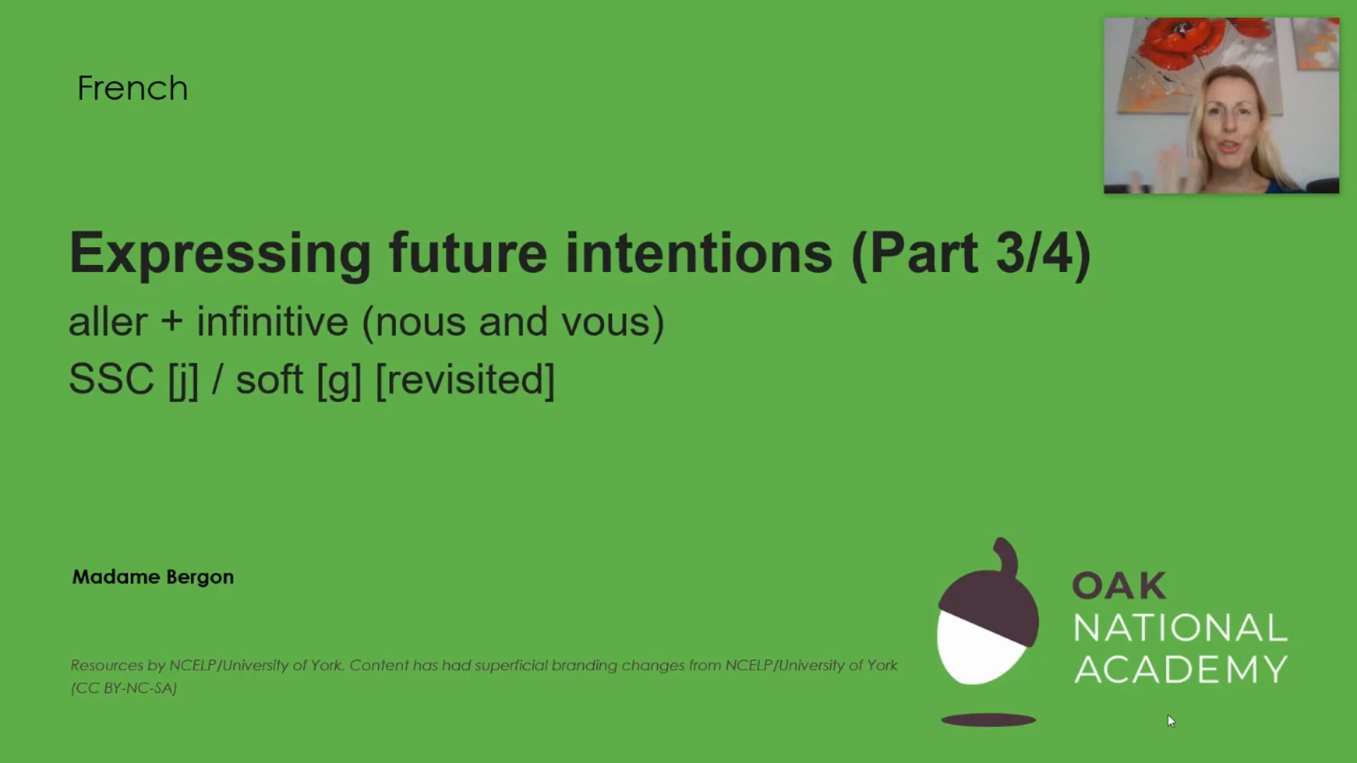 Expressing future intentions (Part 3/4)