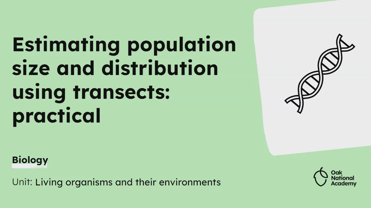 Estimating population size and distribution using transects: practical