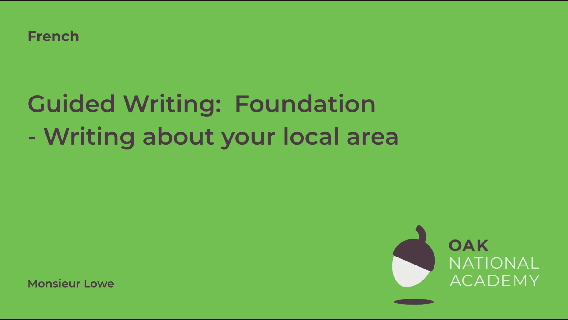 Guided Writing: Verb forms