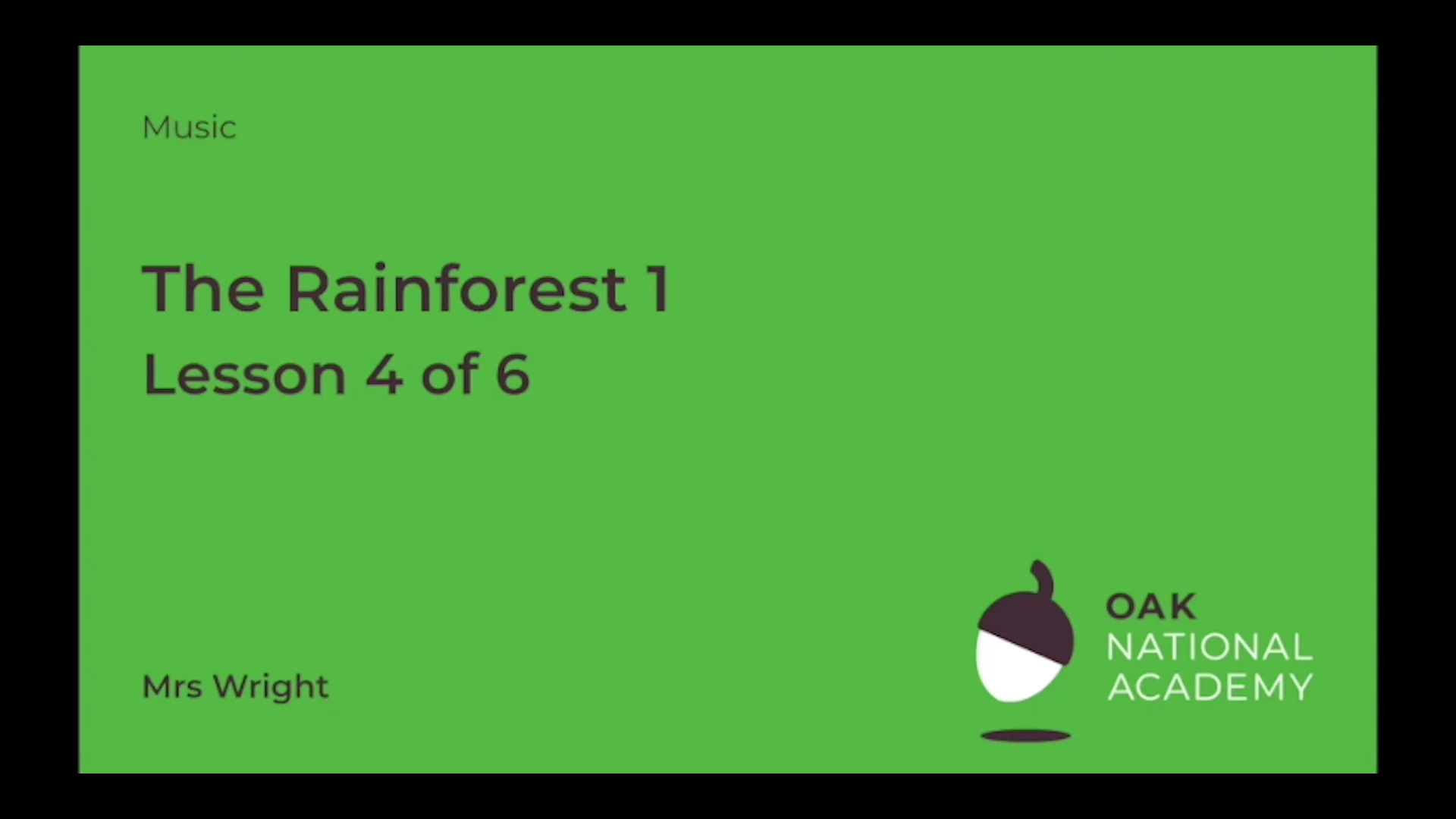 The Rainforest (Part 1)