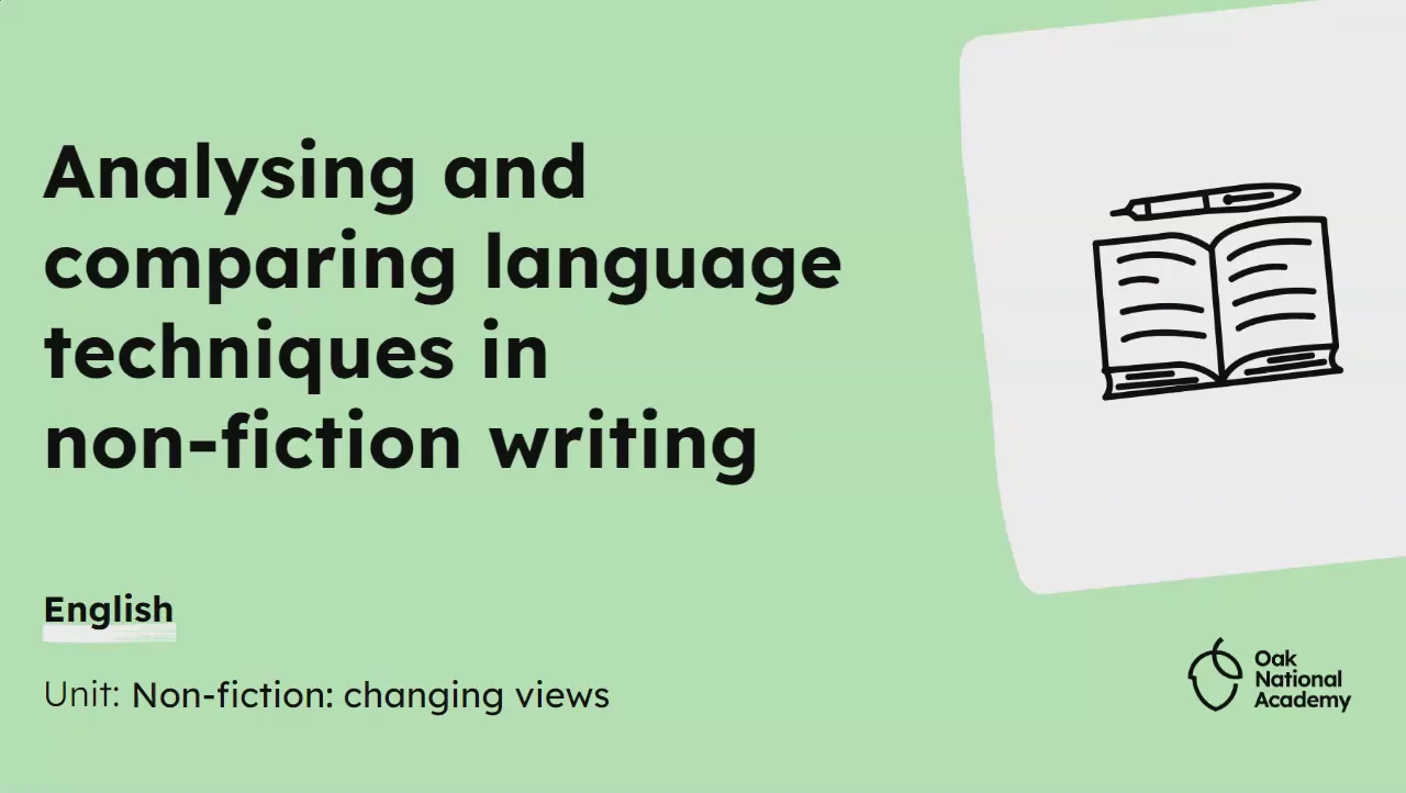 Analysing language devices effectively