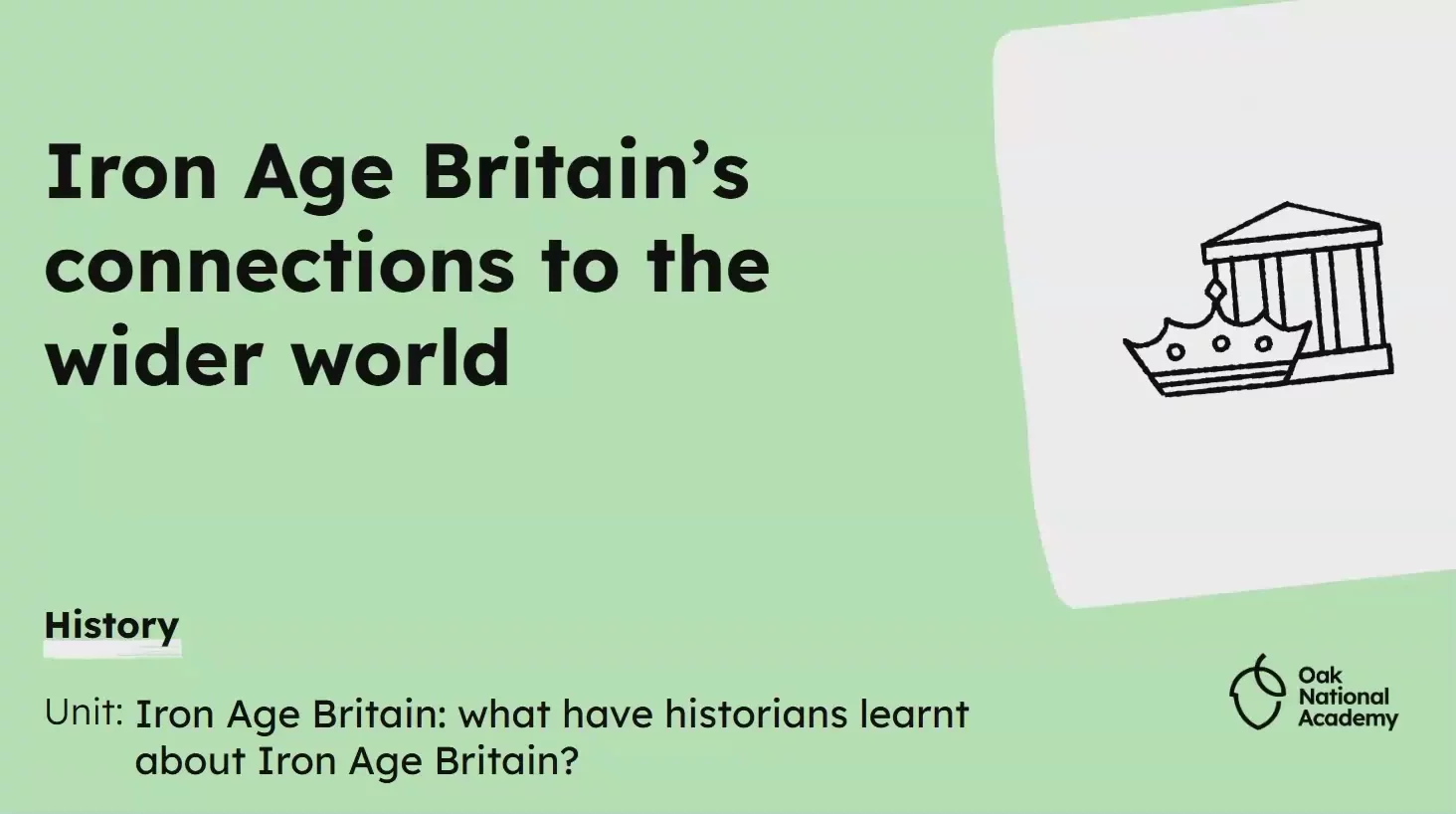Iron Age Britain's connections to the wider world