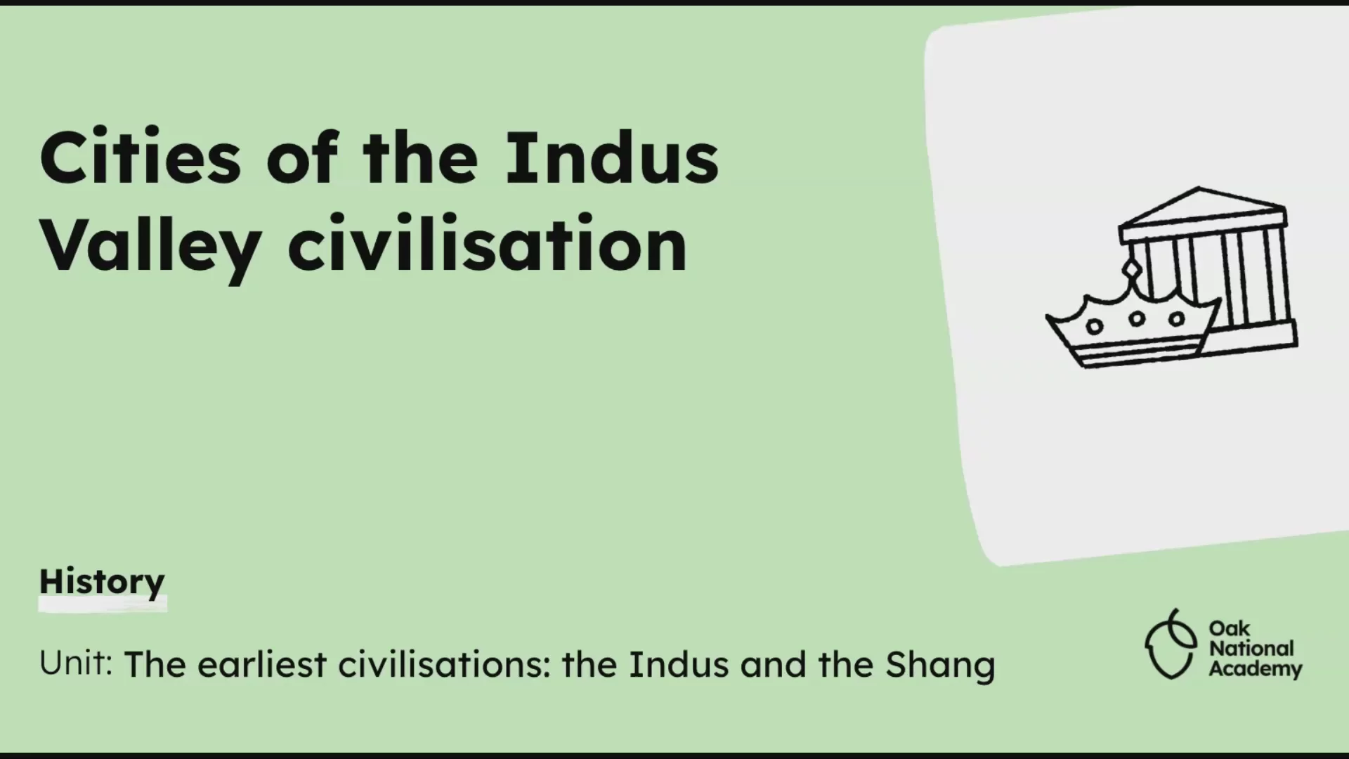 Cities of the Indus Valley civilisation