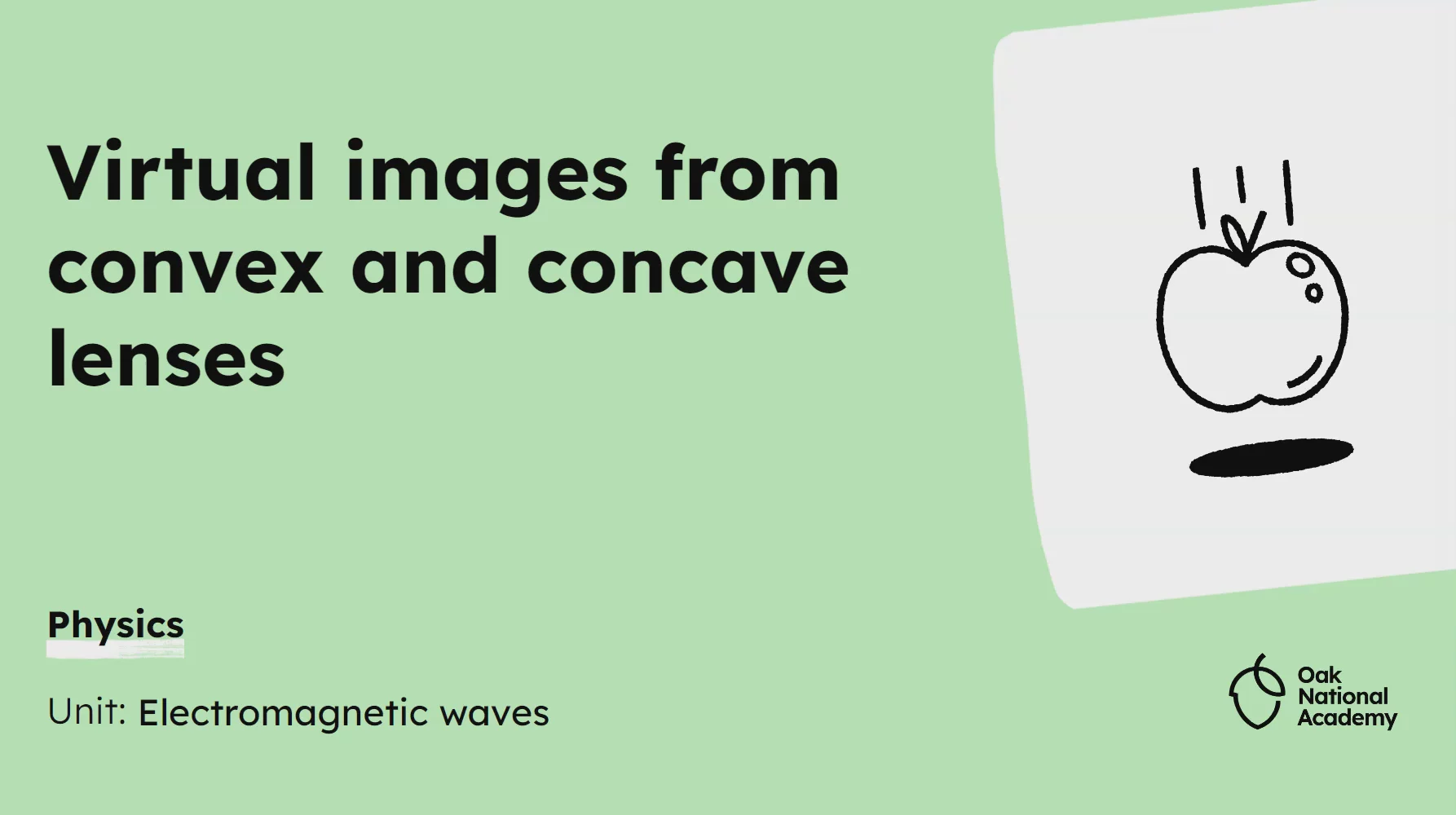 Virtual images from convex and concave lenses (including magnification)