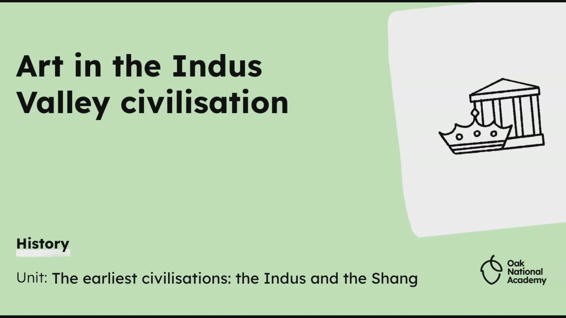 Art in the Indus Valley Civilisation