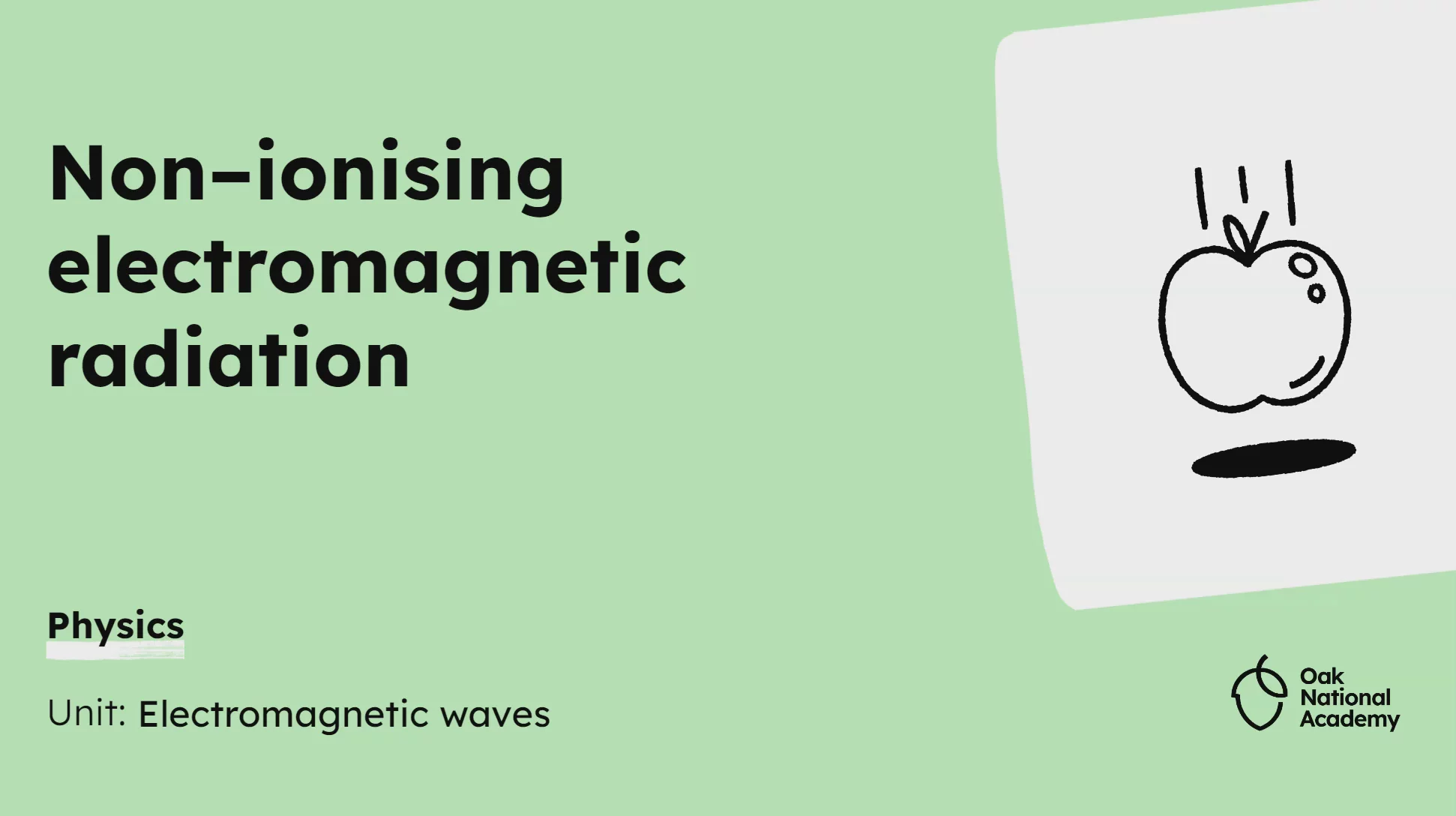 Non-ionising electromagnetic radiations
