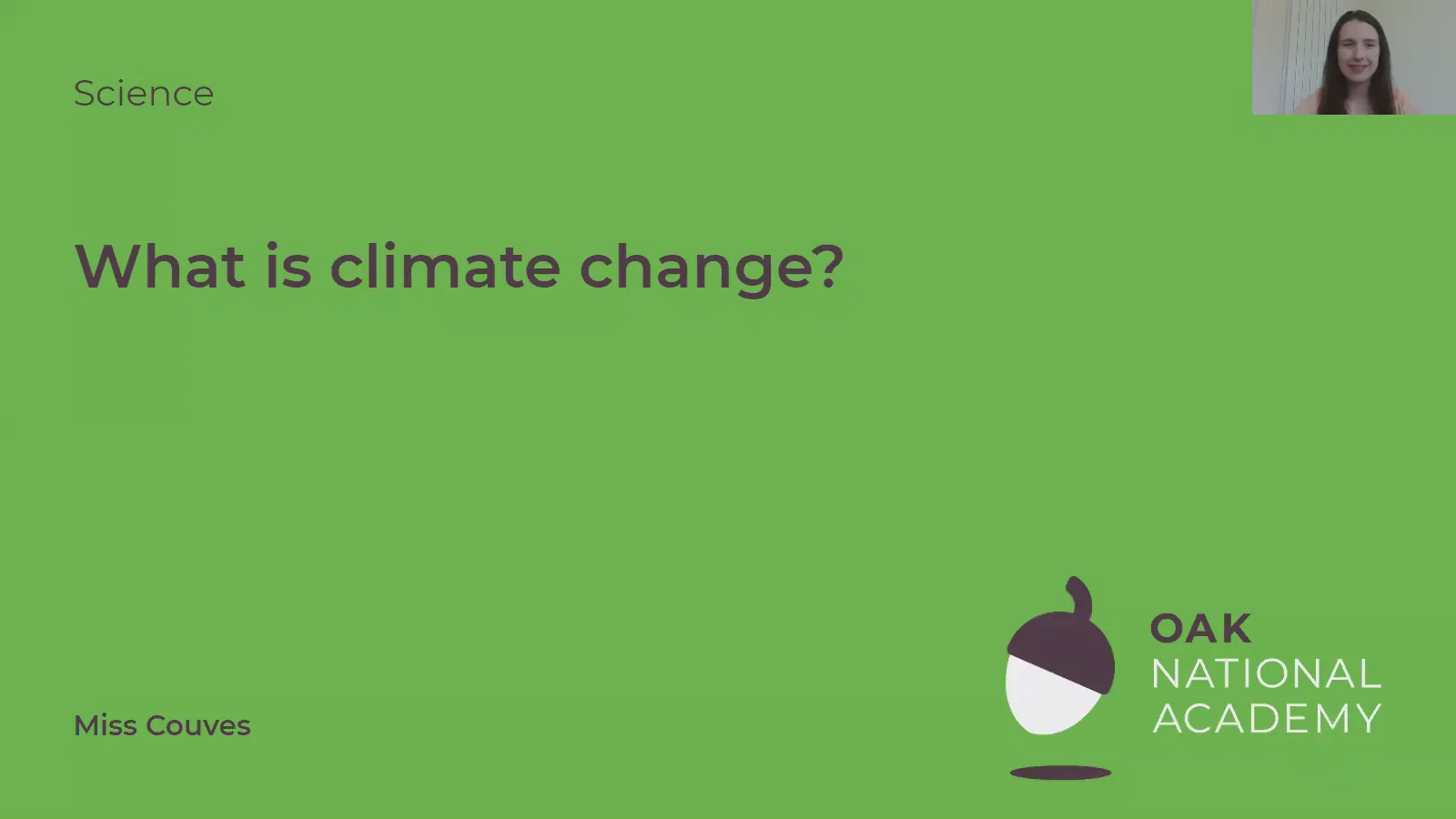 What is climate change?
