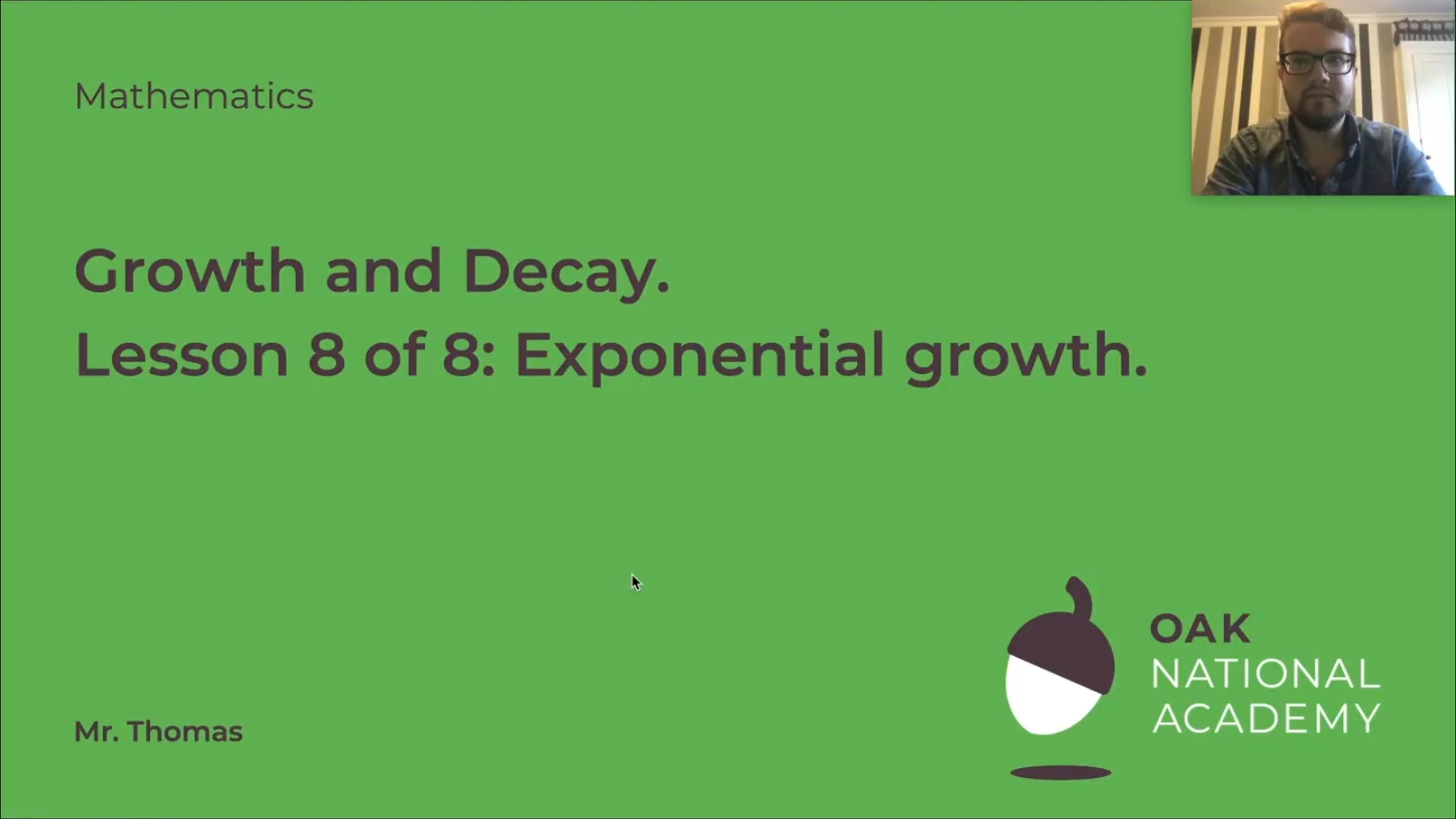 Exponential growth