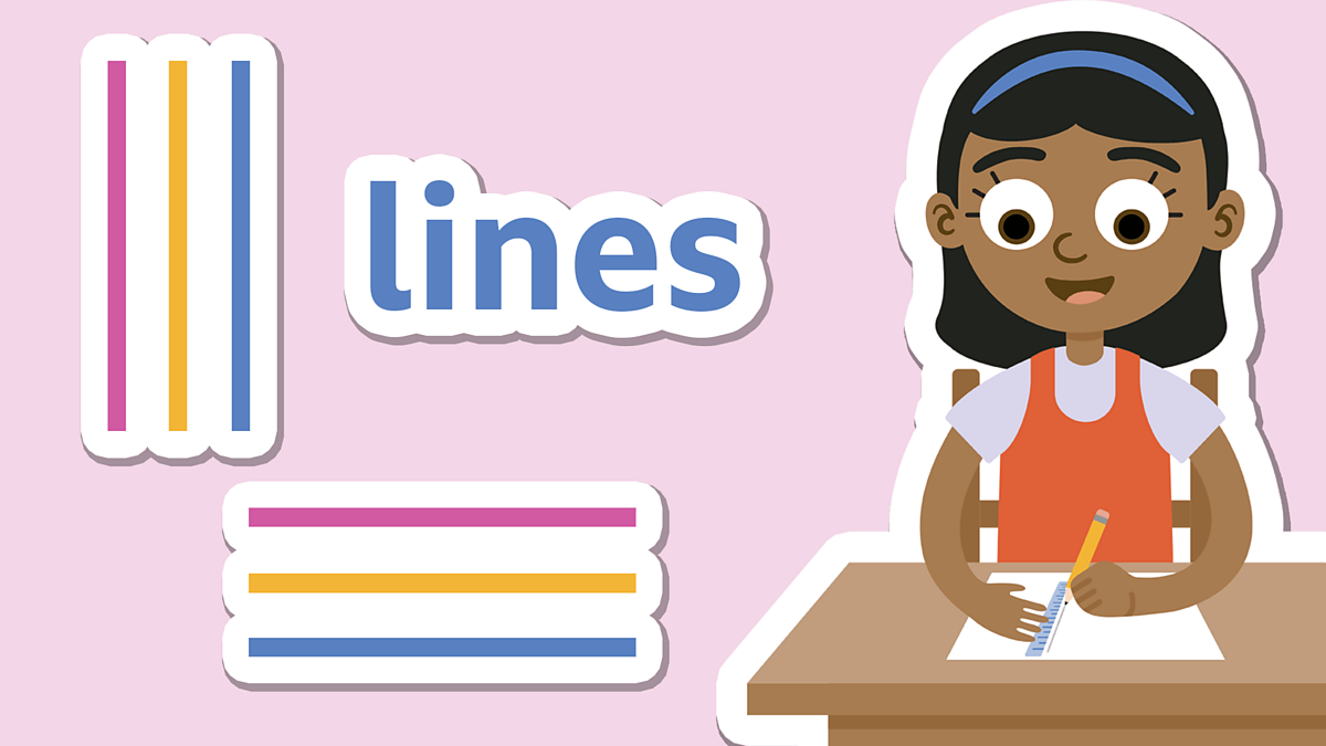 Shapes and movement: Different types of lines