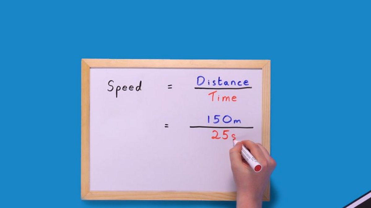 Algebra: Calculating speed, distance and time