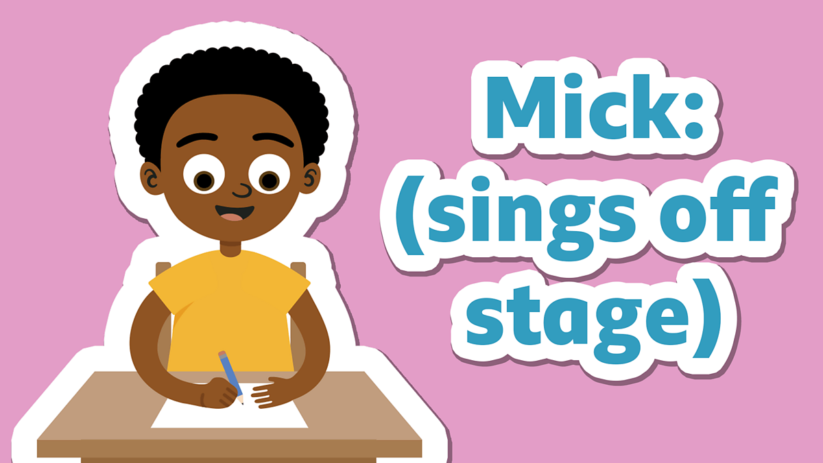 Types of text: Analysing and writing a play script