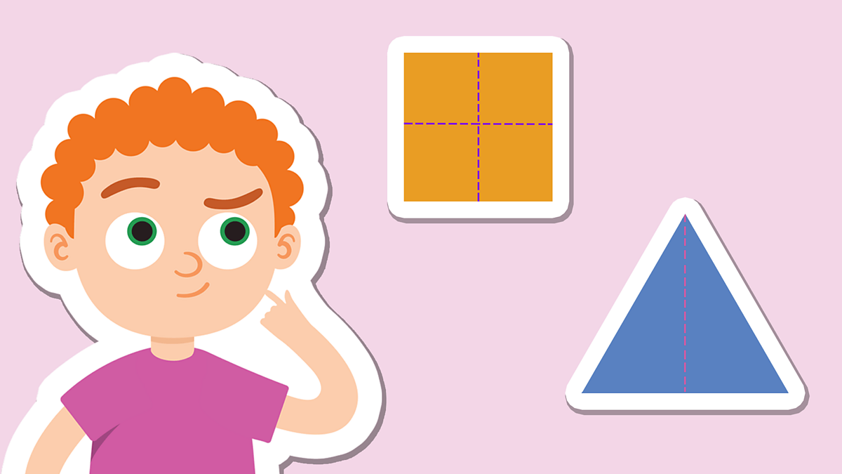 Shapes and movement: Lines of symmetry