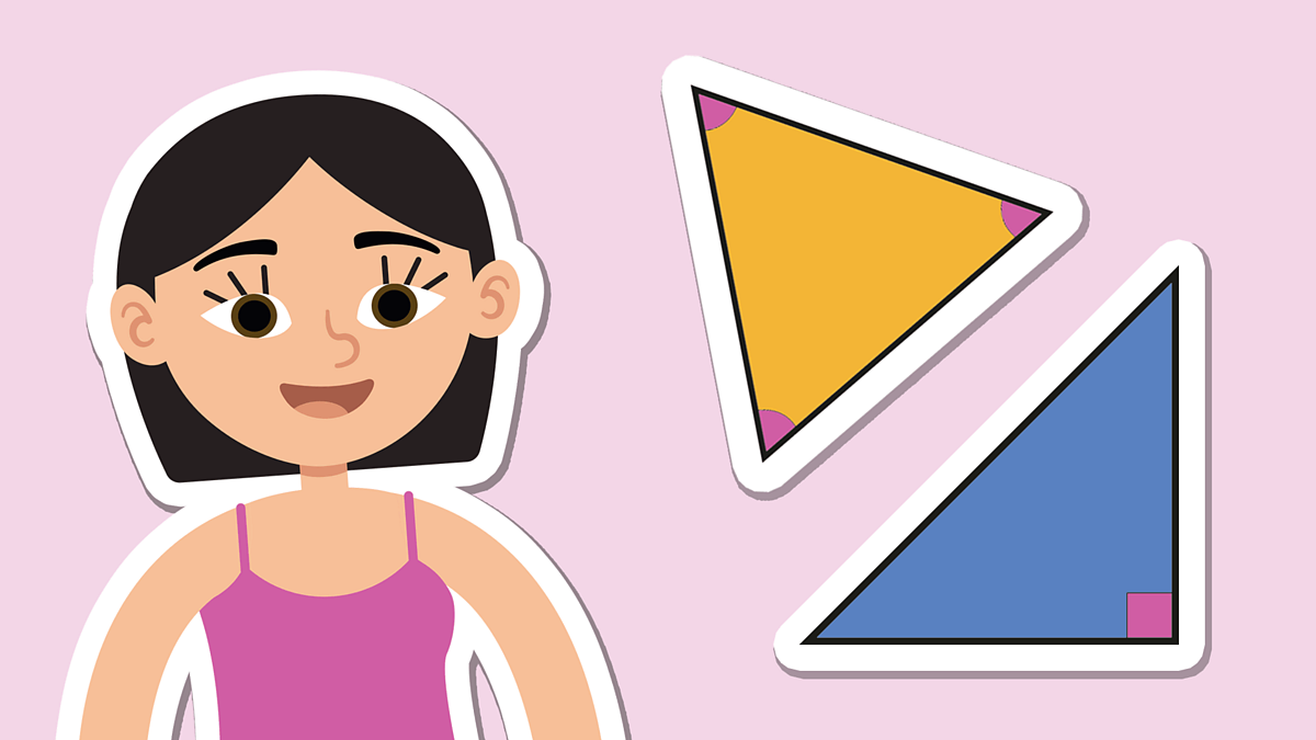 Shapes and movement: Angles in triangles