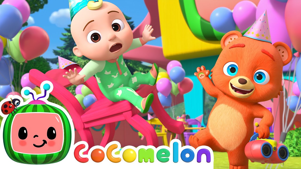 Musical Chairs Birthday | NEW 🎂 CoComelon Animal Time | Animals for Kids