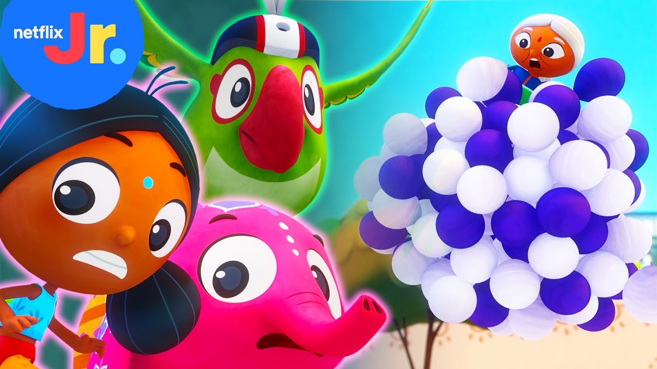 Bina The Brave Learns How To Fly! 🦜 | Deepa & Anoop | Netflix Jr