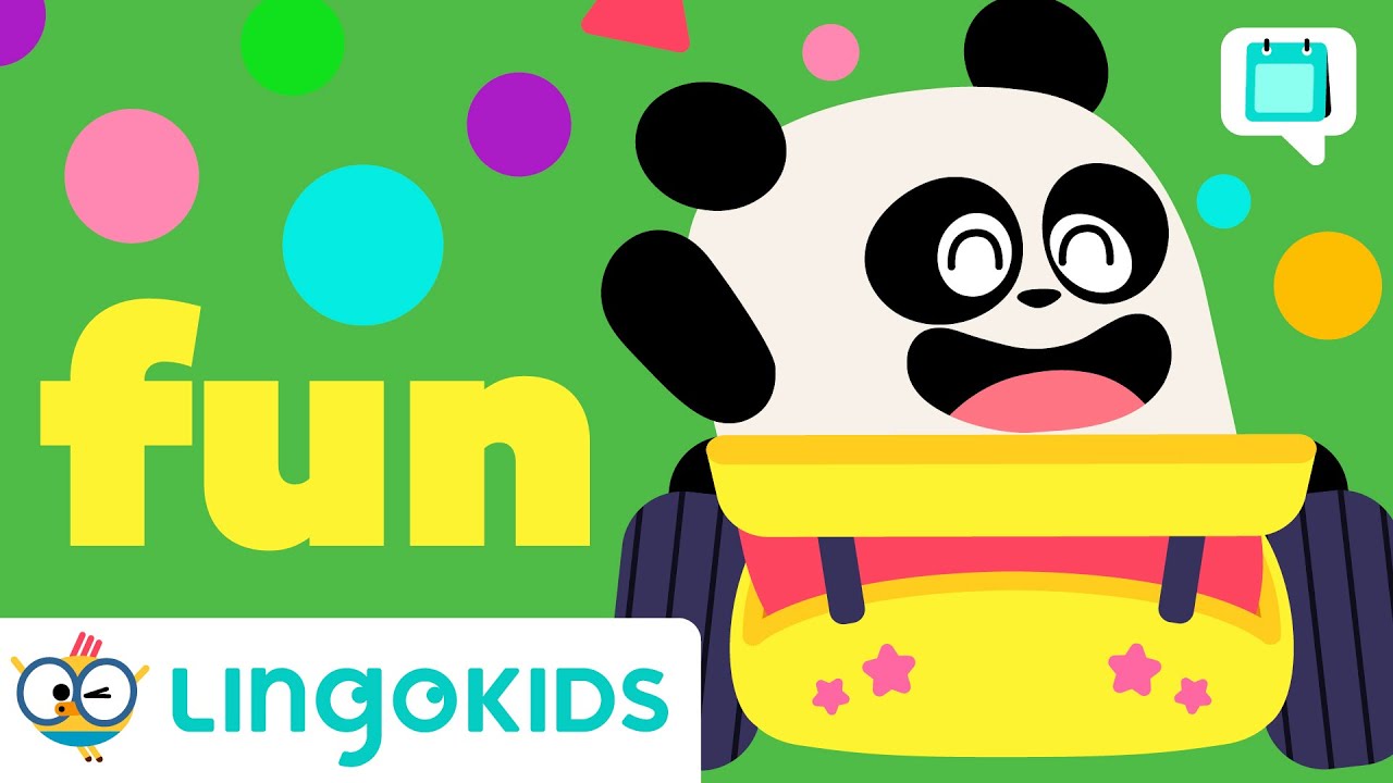 Word of the Day: FUN 🎉 English Literacy for Kids 👫 Lingokids