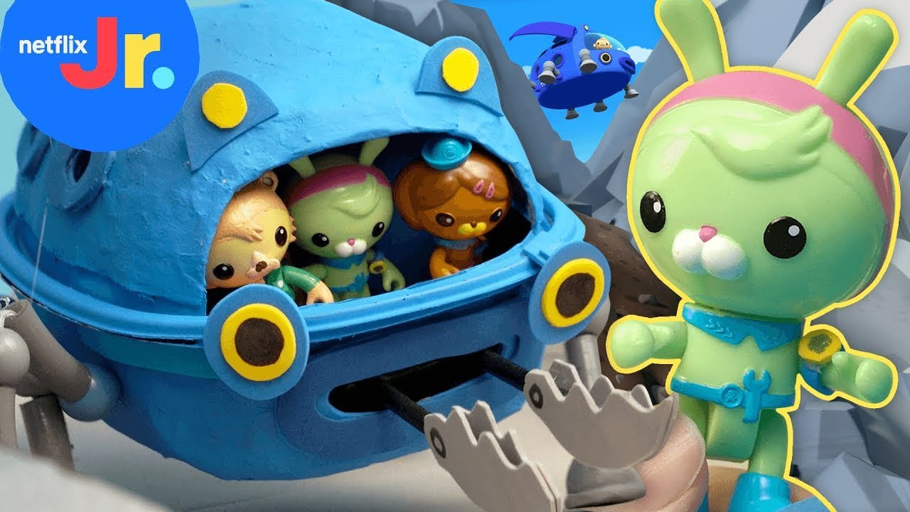Octonauts Toy Play: Mudslide Escape! 🐍 Octonauts: Above & Beyond | Netflix Jr