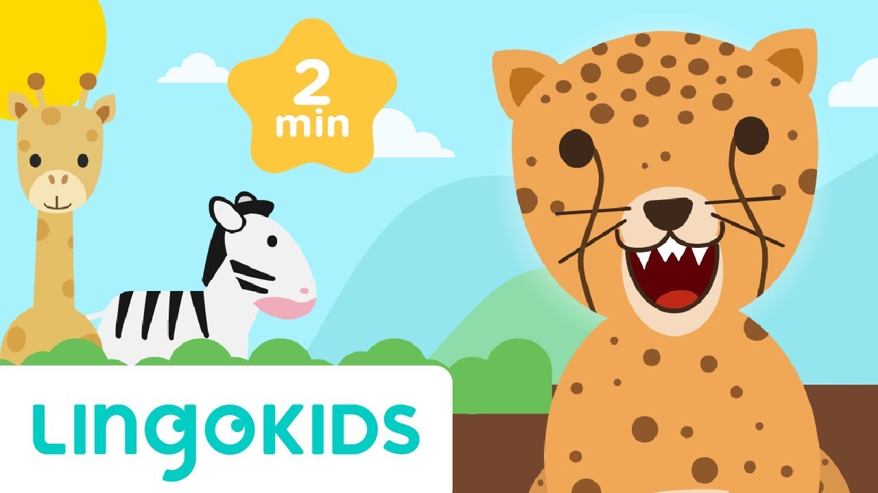 Savannah Song 🦓 Wild Animal Sounds for Toddlers | Lingokids