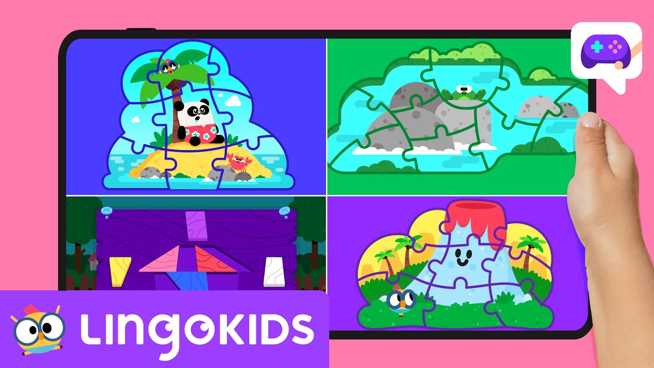 The BEST PUZZLES FOR KIDS 🧩💡 Learning Games for kids | Lingokids Games