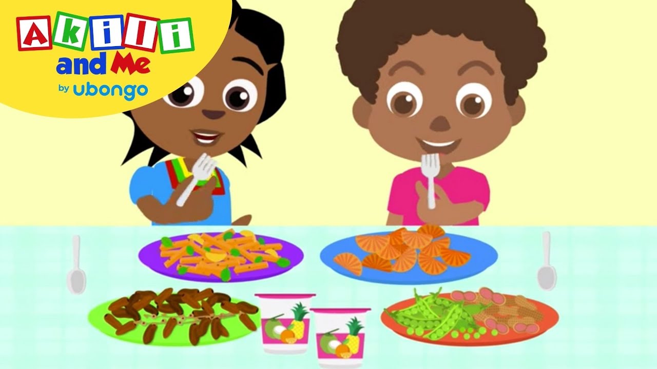 We Love Healthy Snacks! | Kids Health with Akili and Me | African Educational Cartoons