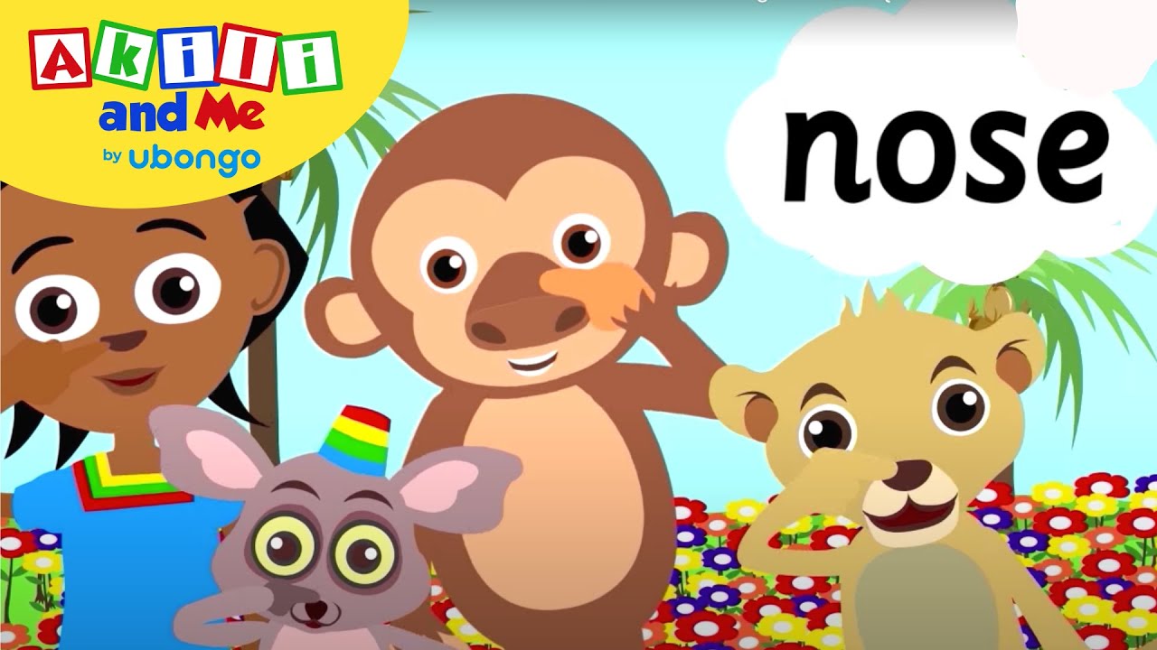 Learn Parts of the Body! | Learn New Words With Akili and Me | African Educational Cartoons