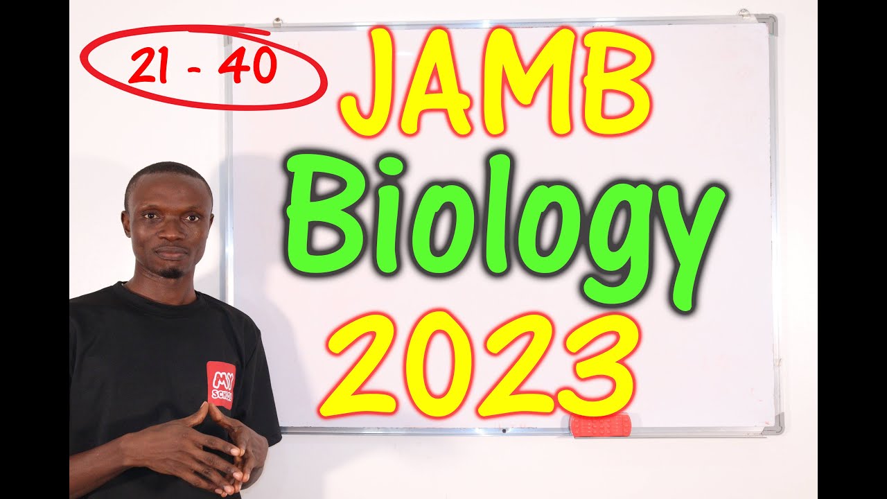JAMB CBT Biology 2023 Past Questions 21 - 40