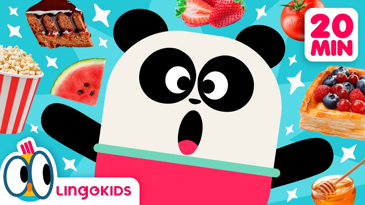 FOOD SONGS FOR KIDS 🥑🍓 Sing about TASTY Fruits and Veggies 🎶 Lingokids