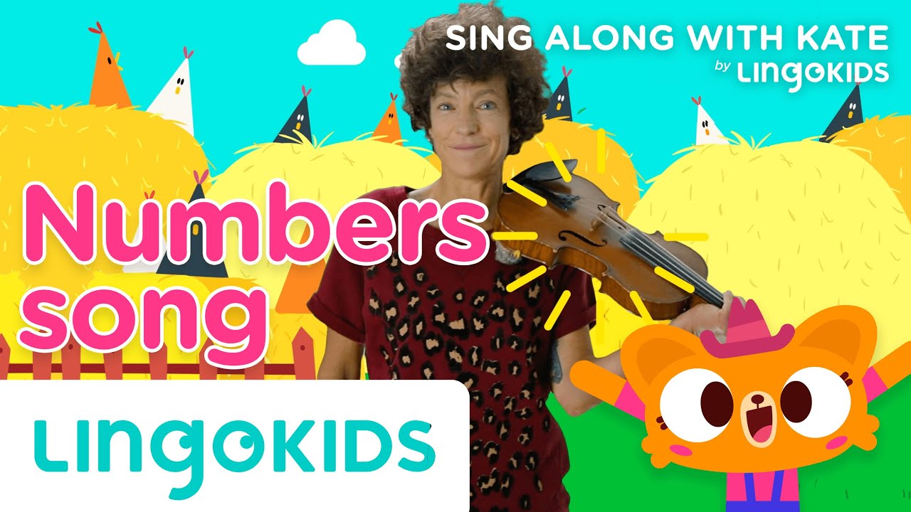 NUMBERS SONG 🎻  Let's Learn to Count 1 to 10 Singing | Sing Along with Kate | Lingokids